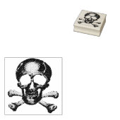 Punk Pirate Ghost Skull Gummistempel (Stempel)