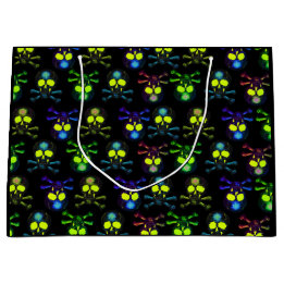 Punk Pirate Ghost Skulls - Cobalt Nightmare Blue Große Geschenktüte