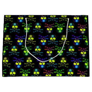 Punk Pirate Ghost Skulls - Cobalt Nightmare Blue Große Geschenktüte