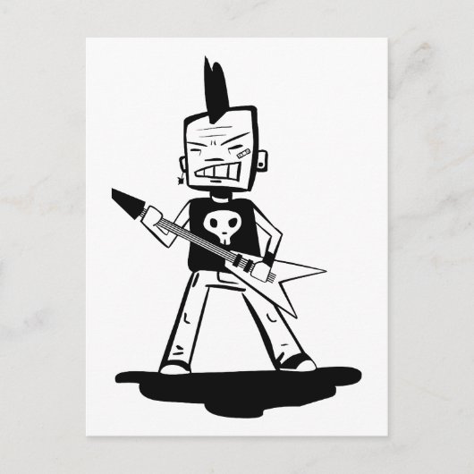 Punk Postkarte (Vorderseite)