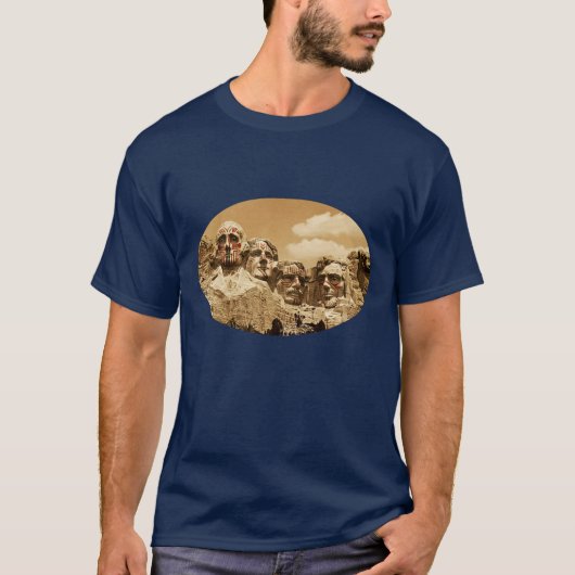 Punk Präsidenten Rushmore T-Shirt (Vorderseite)