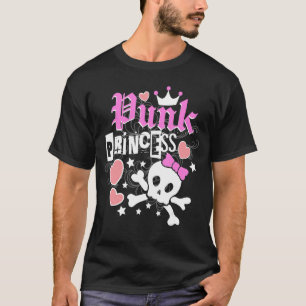 Punk Princess Emo Skater Rocker Rebell T-Shirt