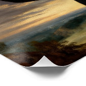 Punk Princess in Leather Jacket Poster (Ecke)