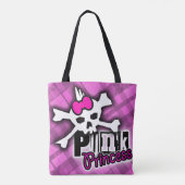 Punk Princess Tote Bag Tasche (Rückseite)