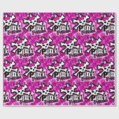 Punk Princess Wrapping Paper Geschenkpapier (Flach)
