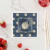 Punk-Punk-Punk-Uhren und -Skulpturen Serviette (Beispiel)