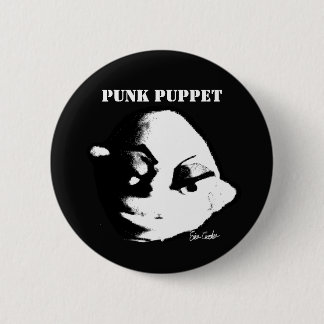 Punk-Puppe (Design von Erica Crooks) Button