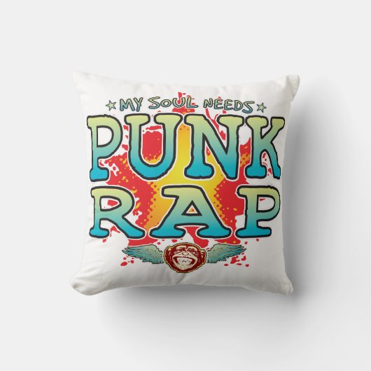 Punk Rap Soul Kissen (Vorderseite)