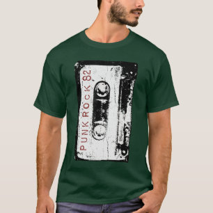 Punk Rock 80er Retro-Konzert Mitape Kasse Vintage T-Shirt