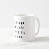 Punk Rock ABCs Kaffeetasse (VorderseiteRechts)