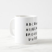 Punk Rock ABCs Kaffeetasse (Vorderseite Links)
