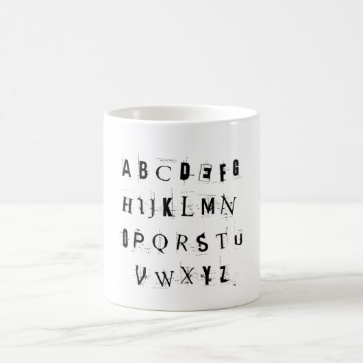 Punk Rock ABCs Kaffeetasse (Mittel)