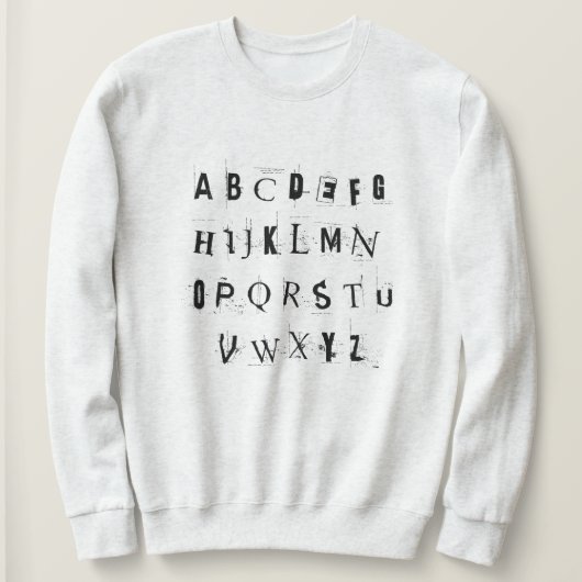 Punk Rock ABCs Sweatshirt (Design vorne)