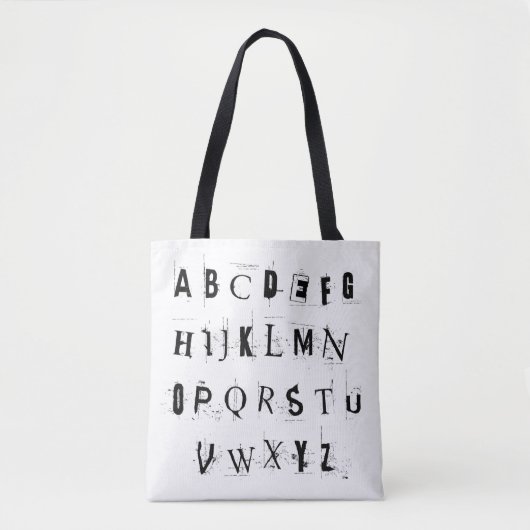 Punk Rock ABCs Tasche (Vorderseite)