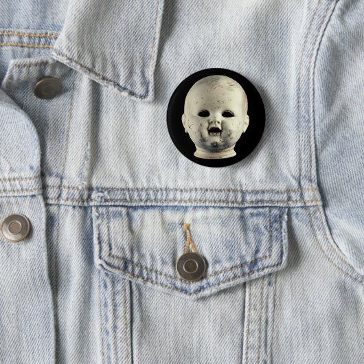 Punk Rock Beängstigend Baby Doll Head Spuk Button (Beispiel)