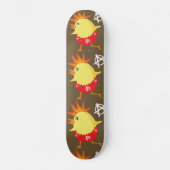 Punk Rock Chicken Skateboard (Vorderseite)