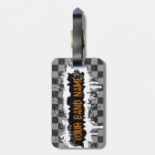 Punk Rock Custom Band Merch Music DJ Musiker Swag Gepäckanhänger (Rückseite vertikal)