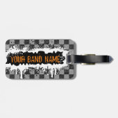 Punk Rock Custom Band Merch Music DJ Musiker Swag Gepäckanhänger (Rückseite horizontal)
