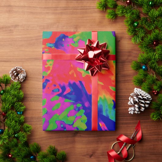 Punk Rock Design Geschenkpapier (Feiertagsgeschenk)