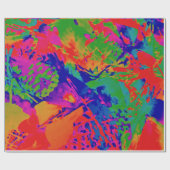 Punk Rock Design Geschenkpapier (Flach)