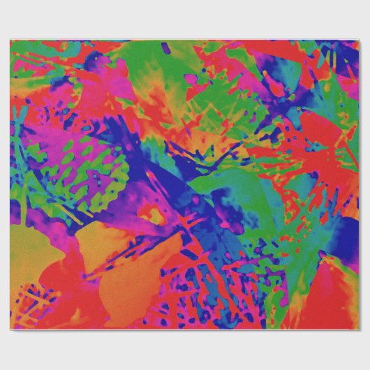 Punk Rock Design Geschenkpapier (Flach)