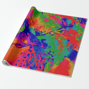 Punk Rock Design Geschenkpapier