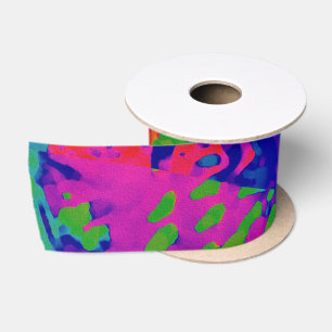 Punk Rock Design Satinband