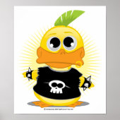 Punk Rock Duck Poster (Vorne)