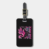 Punk Rock, Flamingo Rock Gepäckanhänger (Vorderseite vertikal)