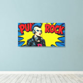 PUNK ROCK FOREVER-5 LEINWANDDRUCK (Insitu (Holzboden))