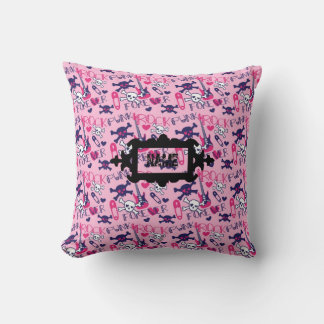 Punk Rock Forever Teen Girl Zimmerdekoration perso Kissen