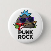 Punk Rock Funny Music Pub Button (Vorderseite)