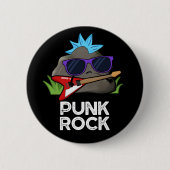 Punk Rock Funny Music Pub Dark BG Button (Vorderseite)