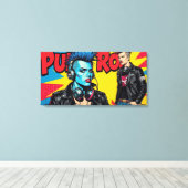 PUNK ROCK FÜR IMMER-3 LEINWANDDRUCK (Insitu (Holzboden))