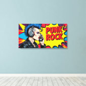 PUNK ROCK FÜR IMMER-4 LEINWANDDRUCK (Insitu (Holzboden))