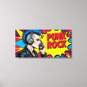 PUNK ROCK FÜR IMMER-4 LEINWANDDRUCK (Vorderseite)