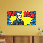 PUNK ROCK FÜR IMMER-5 LEINWANDDRUCK (Insitu (Wohnzimmer))