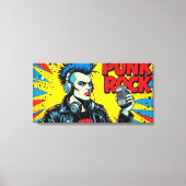 PUNK ROCK FÜR IMMER LEINWANDDRUCK (Vorderseite)