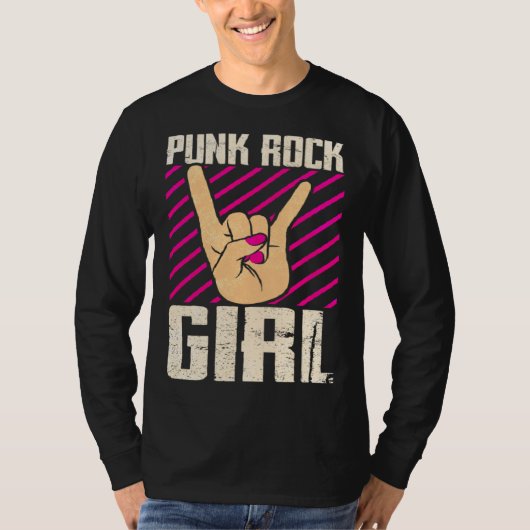 Punk Rock Girl 2 T-Shirt (Vorderseite)