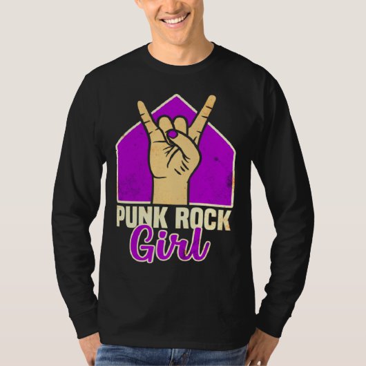 Punk Rock Girl T-Shirt (Vorderseite)