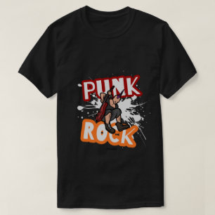 Punk Rock Gitarrist Musik Grunge Grafik T-Shirt