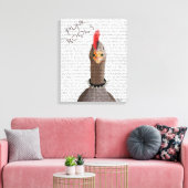 Punk Rock Goose Leinwanddruck (Insitu (Wohnzimmer))