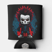 Punk Rock Grunge Zombie Cooles Design Dosenkühler (Rückseite)