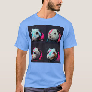 Punk Rock Guinea Schweine in Lederjacken T-Shirt