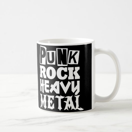 Punk Rock Heavy Metal Tasse (Rechts)