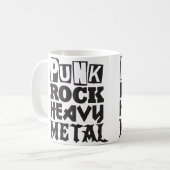 Punk Rock Heavy Metal Tasse (Vorderseite Links)