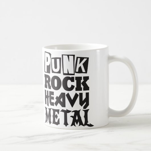Punk Rock Heavy Metal Tasse (Rechts)
