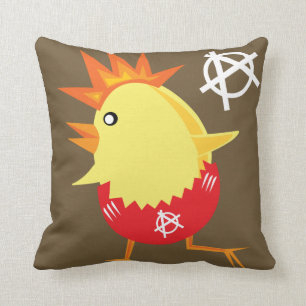 Punk Rock Huhn Kissen