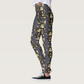 Punk Rock Kitten Niedlich Cat Design Leggings (Links)