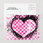 Punk Rock Liebe Wedding Bridal Dusche Einladung (Vorne/Hinten)